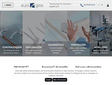 Tablet Screenshot of eurogine.com